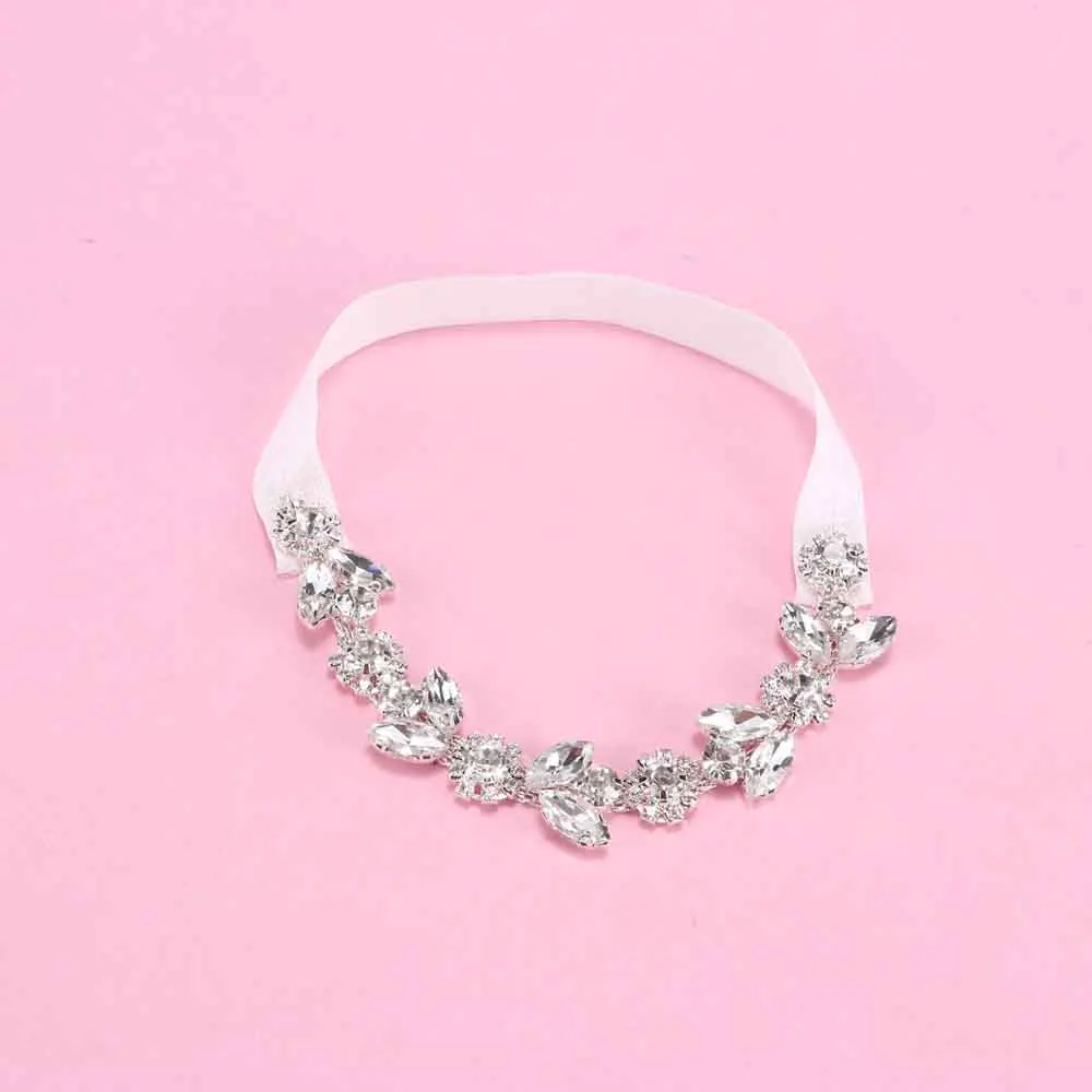 

Wedding Garter Rhinestone Embroidery Flower Beading white Sexy Garters for Women/Female/Bride Thigh Ring Bridal Leg Garter