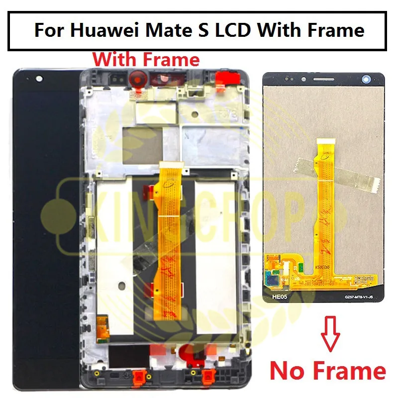 

5.5For Huawei Mate S LCD Display Touch Screen Digitizer Assembly With Frame CRR-UL00 CRR-UL20 Replacement For huawei mate S lcd