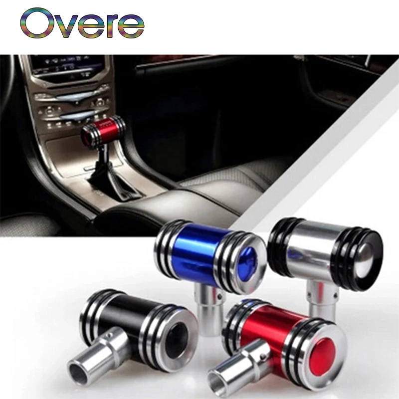 Overe 1PC Auto Car Gear Shift Knob Covers For Mercedes W205 W203 W211 Volvo XC90 S60 XC60 S80 V40 Alfa Romeo 159 156 Accessories |