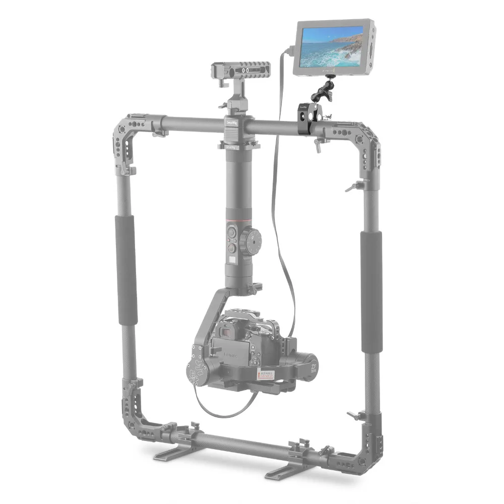 SmallRig 2PCS DSLR Camera Rig Multi-Functional Super Clamp with Ballhead Arm For Video Monitor LED Light Support 2162