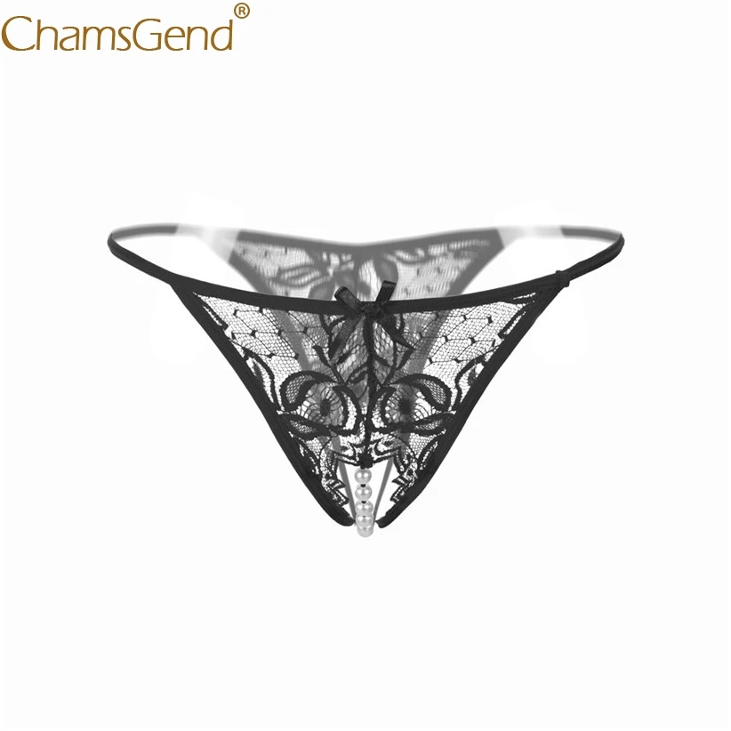 

Chamsgend Intimates Women Sexy Hot Underwear See Through Lace G String Crotch Thong Sexy Linegrie Panties tanga 80110