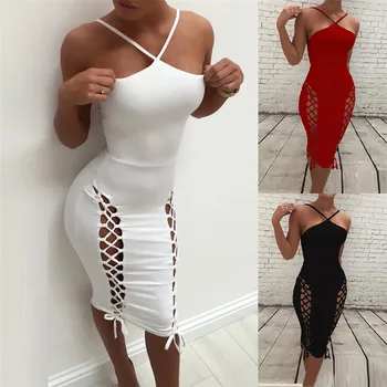 Summer Women Sexy Solid Color Tight Sling Off Shoulder Tights Slim Dress Summer Sexy Sleeveless Slim Maxi Thin Dress Womens 30z Summer Women Sexy Solid Color Tight Sling Off Shoulder Tights Slim Dress Summer Sexy Sleeveless Slim Maxi Thin Dress Womens 30z