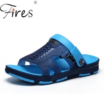 

Fires Men Summer Loafer Shoes Summer Breathable Slip-on Sandals Zapatos de hombre Man's Comfortable Lightweight Flat Shoes