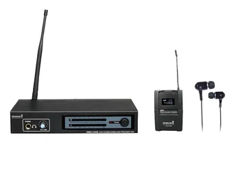 Staraudio SMSU-0209ボディパックワイヤレスインイヤープロステージショーuhfステレオモニターシステム