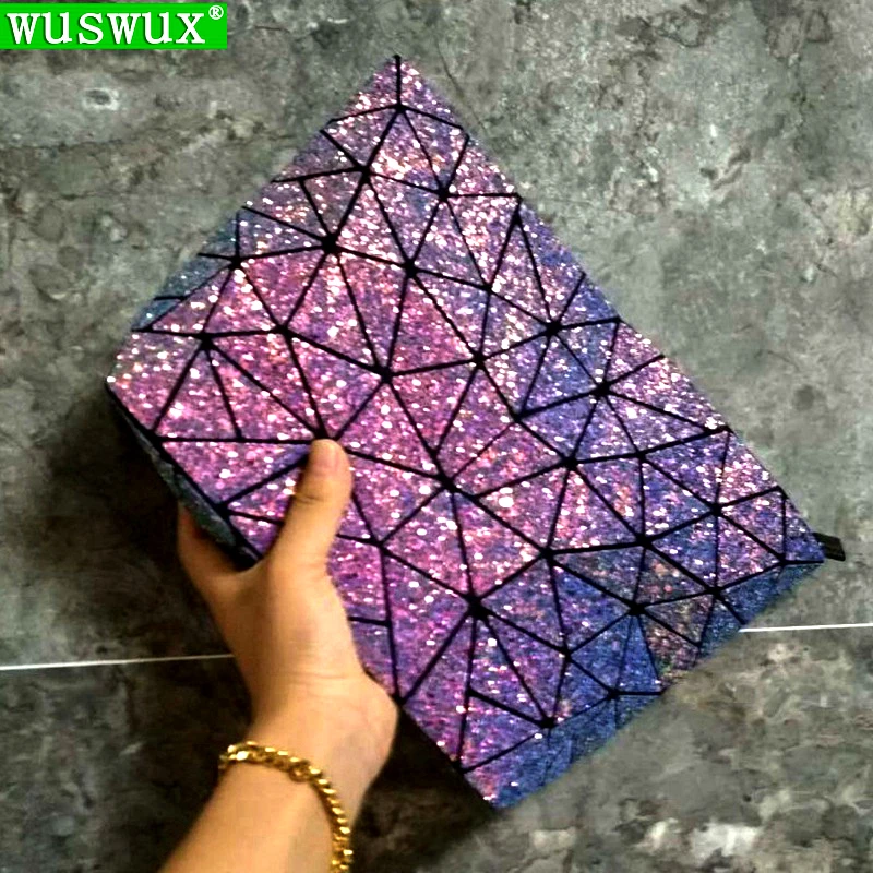 new fashion High-grade sequin geometric Chain bag women shoulder bag crossbody handbags casual Women Messenger Bags