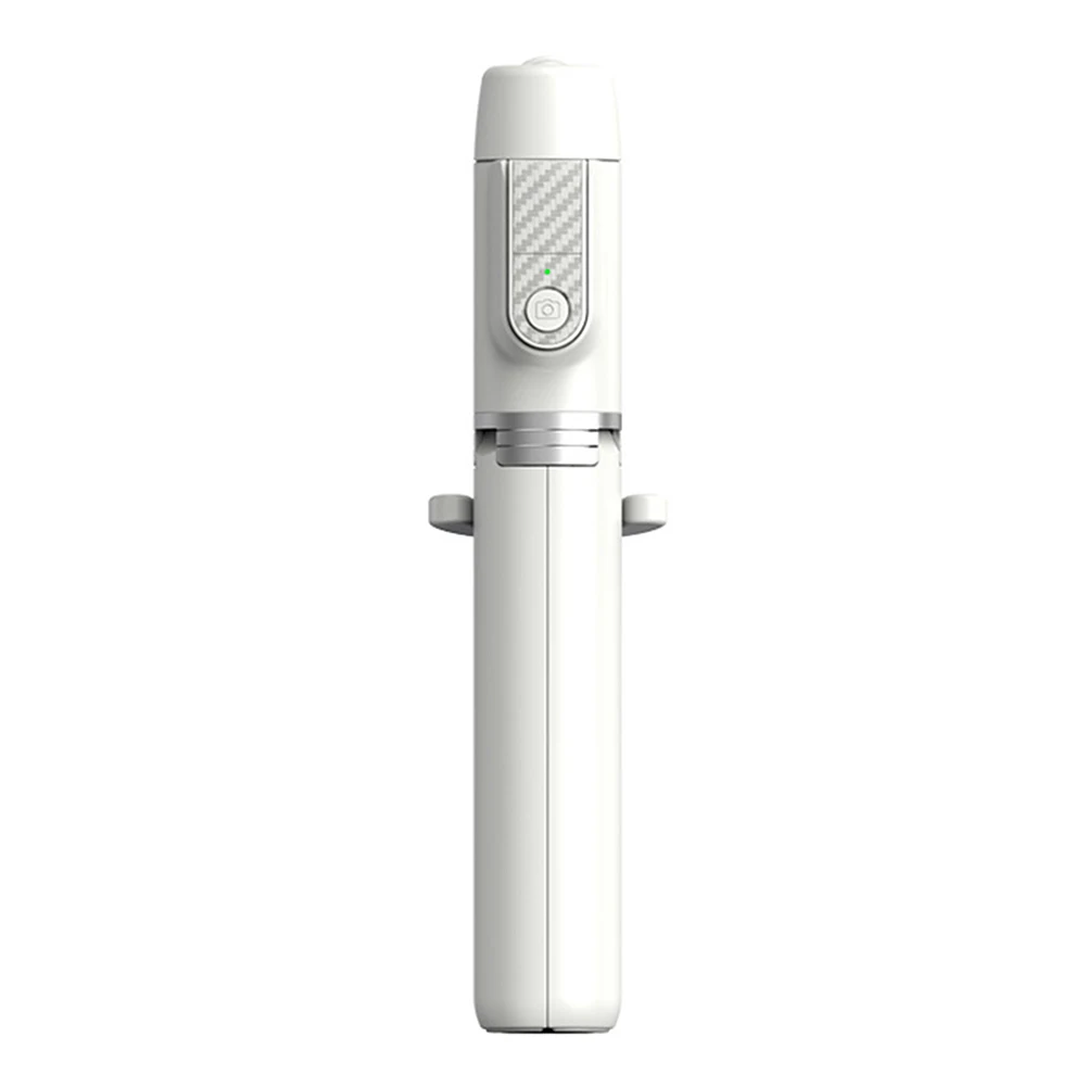 Белый Штатив монопод селфи палка Bluetooth селфи палка для samsung для Iphone 6 7 8 Plus ручной выдвижной селфи-палка - Цвет: Белый