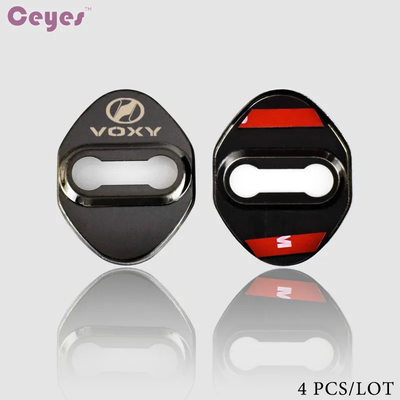 for style 1 black Ceyes автомобилей для укладки эмблема Авто замок крышки аксессуары JDM чехол для Toyota Voxy Camry CHR для Lexus Vellfire автомобиль-Стайлинг - Название цвета: for style 1 black