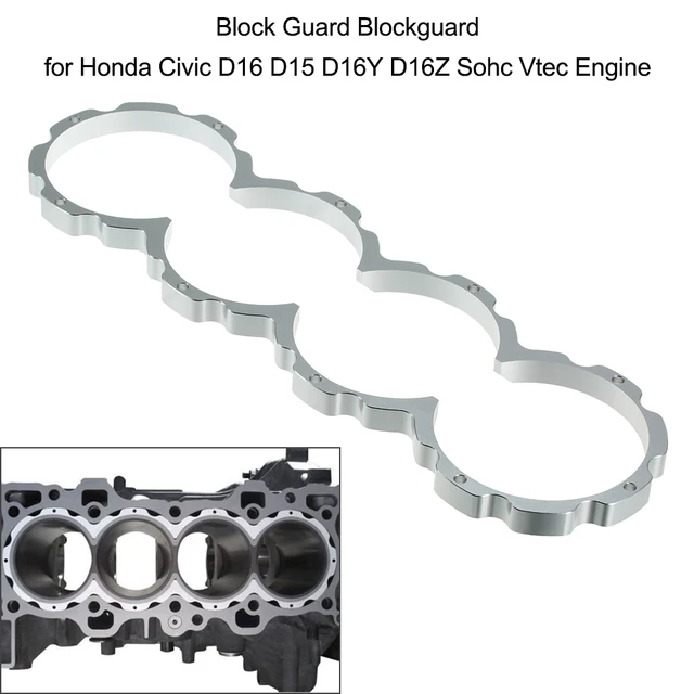 block guard blockguard for honda civic d16 d15 d16y d16z sohc vtec