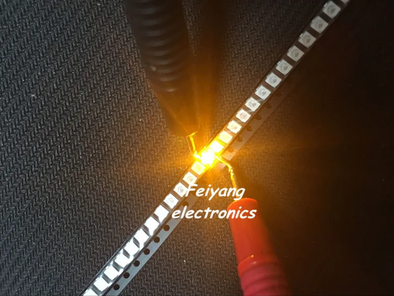 100pcs-POWER-TOP-1210-3528-Yellow-SMD-SMT-PLCC-2-1500MCD-Ultra-Bright-LED-New