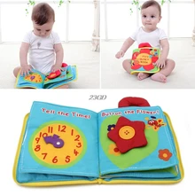 2017 Cloth Book Baby Kids Intelligence Development Educational Learning Toys 12 Pages APR22 30