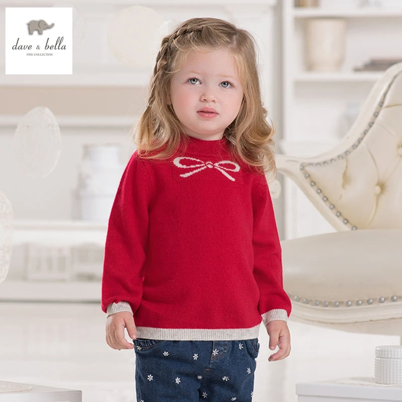 DB1823 dave bella autumn winte toddlers sweater infant clothes baby