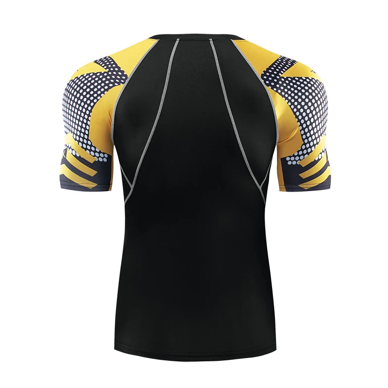 FUTUREOX бренд Herren фитнес-тренировочный sbekleidung Rashguard Топ 3D футболка с коротким рукавом MMA бег Бодибилдинг Топ