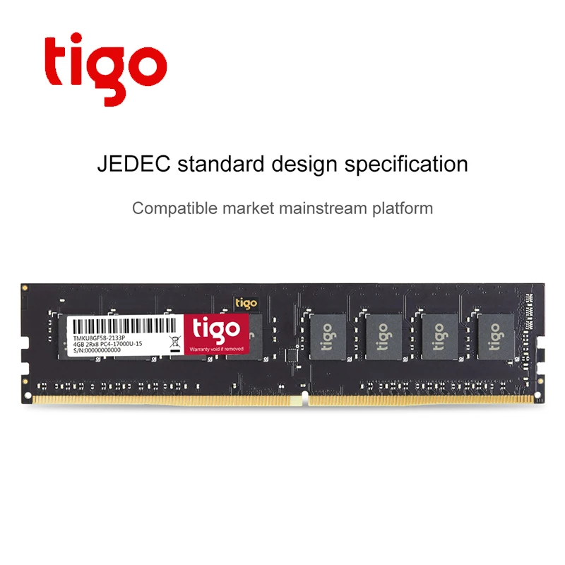 Tigo 2133 память для Компьютера Памяти DDR4 4 GB 8 оперативная ddr DIMM настольных