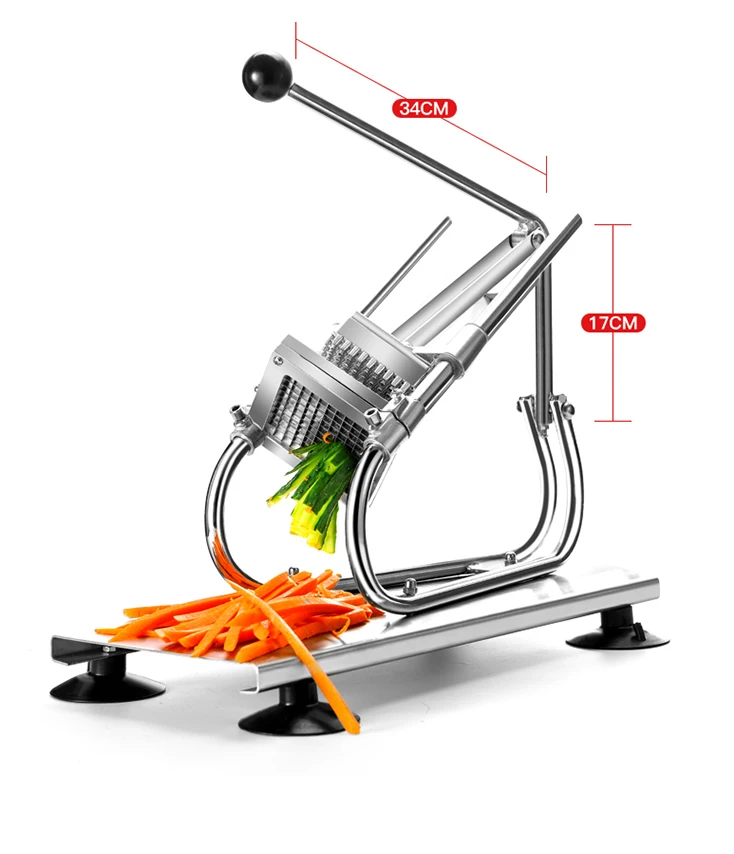 Коммерческая настольная горизонтальная машина для резки картофеля из нержавеющей стали машина для картофеля фри огурец редис салат присоска fixe