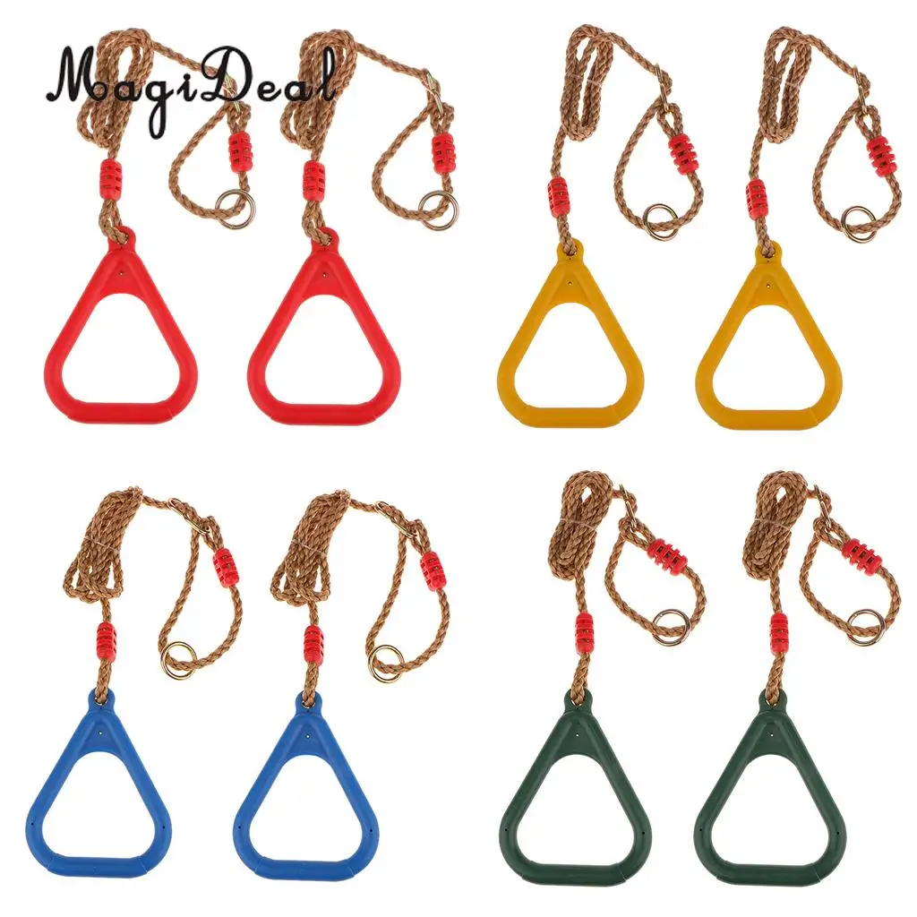 Outdoor Sports Gym Plastic Strength Training Rings w/ Straps Buckles Fitness Tool for Running Yoga Fitness Equipment