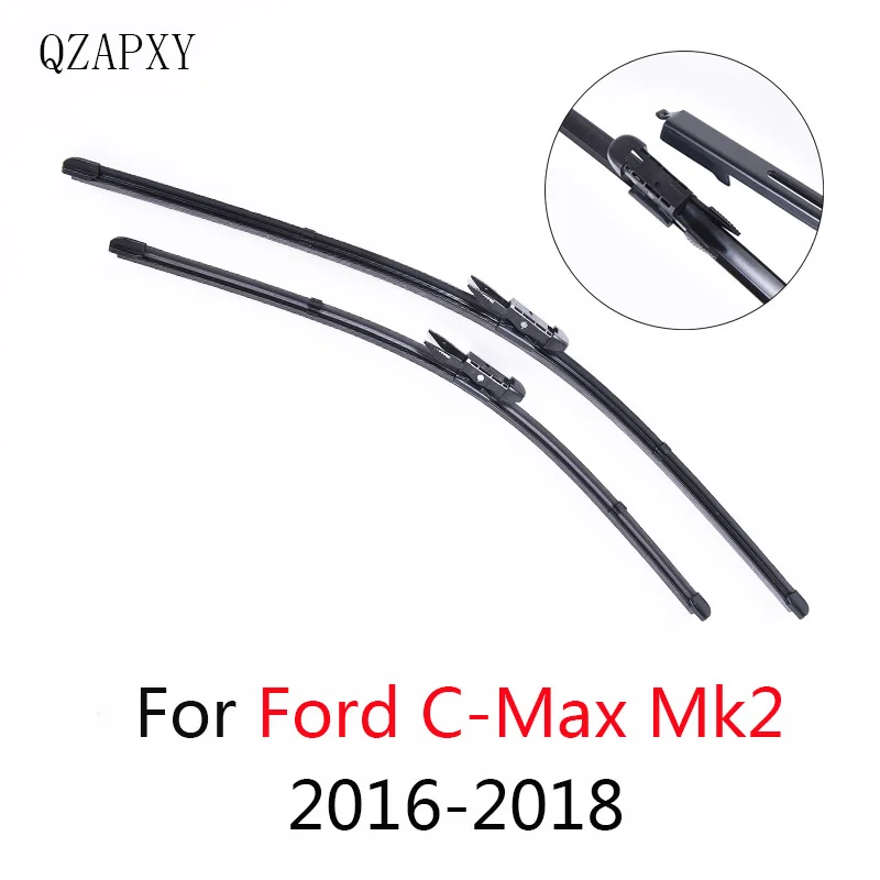 Front Wipers Blade For Ford C-Max from 2003 2004 2005 2006 2007 2008 2009 to Windscreen wiper Wholesale car Car Accessories - Цвет: Синий