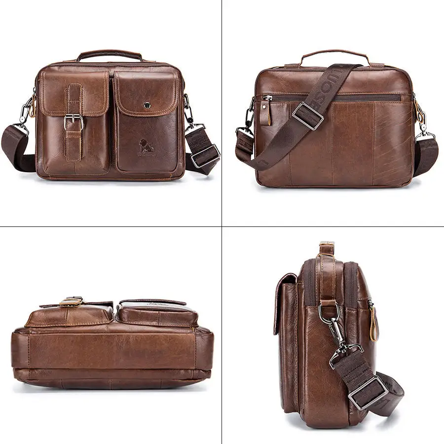 LAOSHIZI LUOSEN جلد أصلي للرجال المرأة حقيبة كتف خمر الذكور حقائب حقيبة ساع الرجال الأعمال Crossbody حقيبة اليد LAOSHIZI LUOSEN جلد أصلي للرجال المرأة حقيبة كتف خمر الذكور حقائب حقيبة ساع الرجال الأعمال Crossbody حقيبة اليد