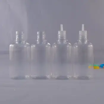 

High Quality Plastic eliquid Bottle 50ml PET Child Proof Bottle Long and Thin Tips