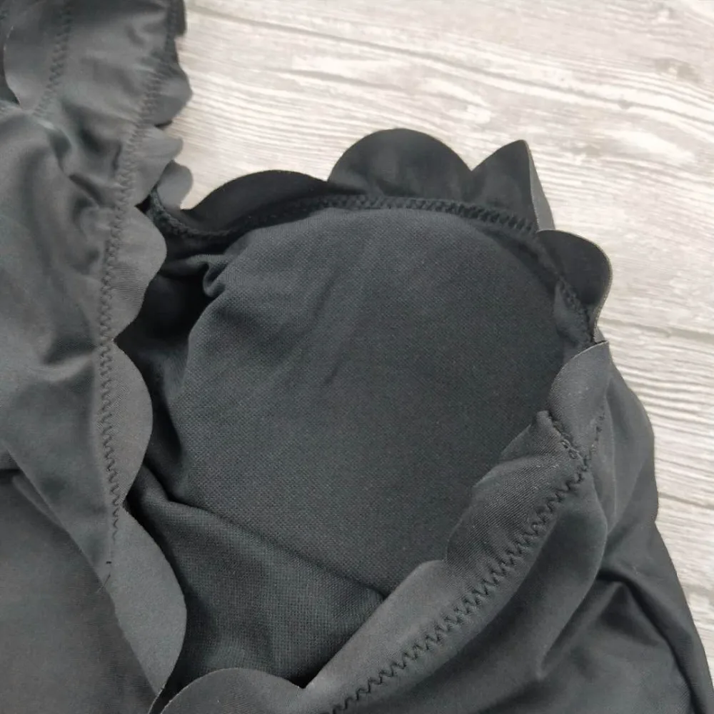 Купальный костюм, черный бандаж, винтажный купальник на одно плечо, слитный купальник для женщин, монокини, купальные костюмы, женская одежда для плавания