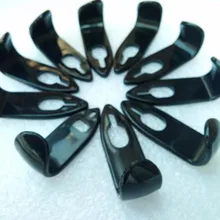 10 шт. черный Жесткий ABS большой палец выбрать палец для альтсаксофон, саксофон деревянные духовые Музыкальные инструменты Запчасти и аксессуары