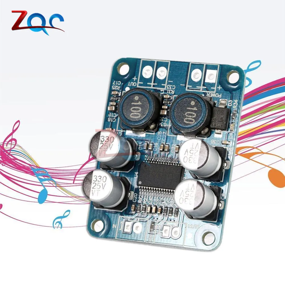 

DC 12V-24V TPA3118 60W Mono Digital Audio Power Amplifier Board Amp Module