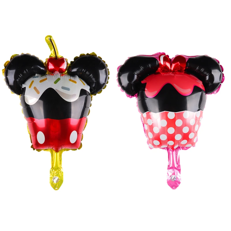 

Mini Minnie mickey cake Foil Balloons Wedding decoration child Celebration birthday kids Balloon party supplies