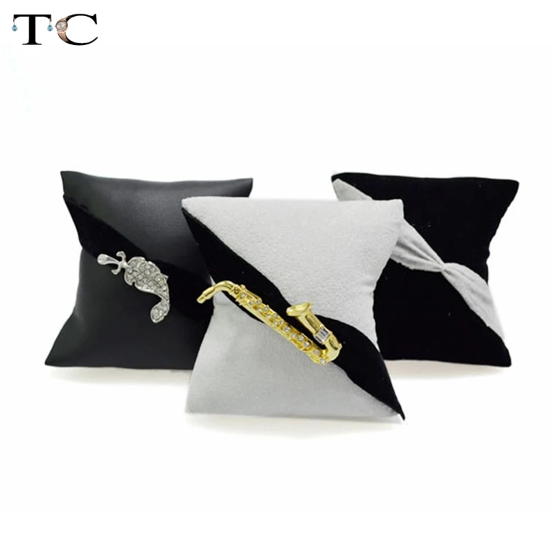 

Wholesale High Quality Cuffilinks Display Holder Cufflink Showing Pillow Organizer 8*9*5cm
