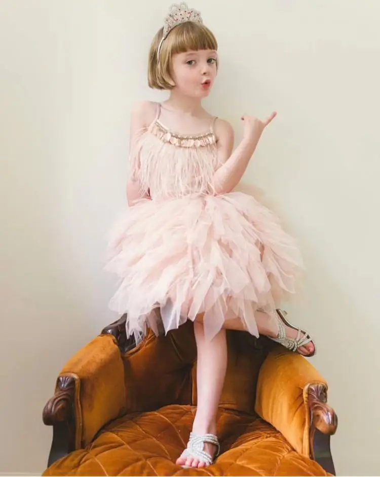 

2019 new Summer Girl Clothes Kids Dresses For Girls Flower Dress Baby Girl Party Wedding Dress Children Girl Princess Dress