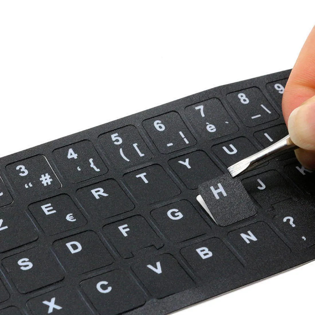 

Keyboard Sticker English Spanish Portuguese Letter Alphabet Layout Stickers for Laptop Desktop for Computer Keyboard