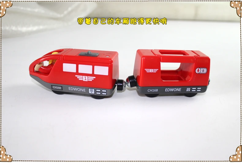 Электрический поезд набор магнитного слота литая под давлением электрическая железная дорога с деревянным поездом треков набор игрушек FIT Toma Brio деревянная дорожка