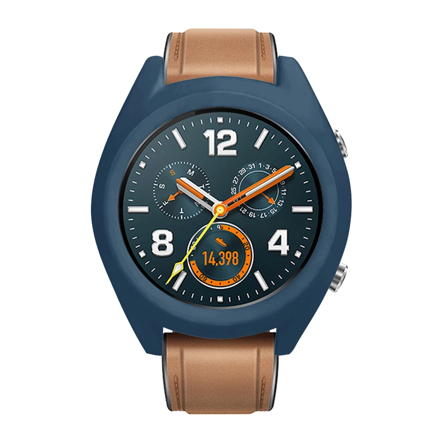 Силиконовый защитный чехол для huawei Watch GT 2 Smartwatch Мягкий ТПУ полный Чехол для часов Корпус рамка Бампер для huawei GT 46 мм