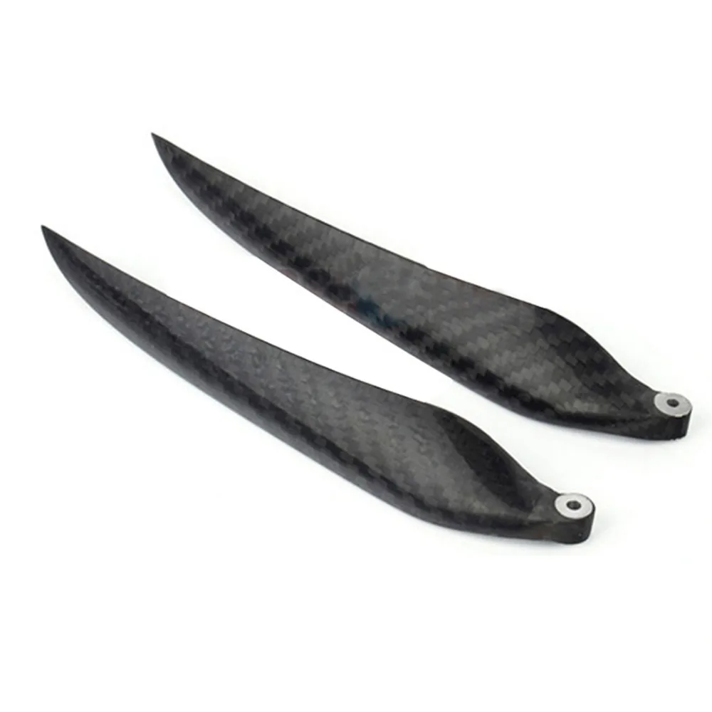 1 Pair 16 8 16 13 inch Two Blades Fold Carbon Fiber Propeller for RC Model