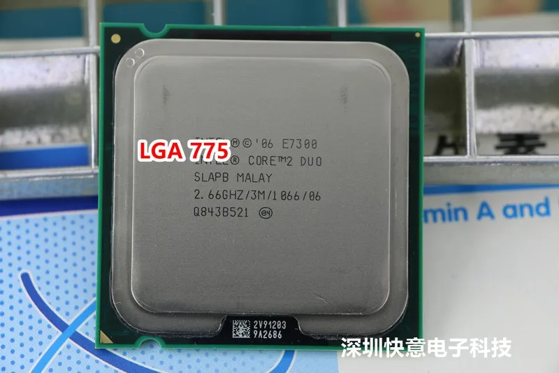 Для процессора Core 2 Intel Core 2 Duo E7300(2,66 ГГц/3 м/1066 ГГц) Socket 775