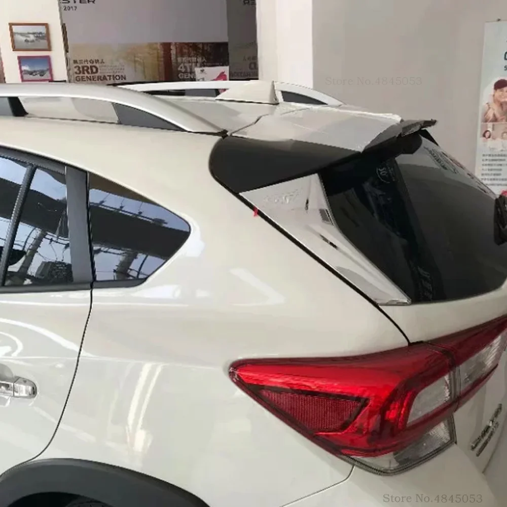 AITWATT автомобиль ABS хром внешняя сторона спойлер для Заднего ветрового стекла Треугольники крышка планки 2 шт для Subaru XV Impreza 5-двери