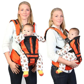 

3 Positions Ergonomic Baby Carrier 360 Baby Sling Backpack Infant Baby Sling Wrap Carrier Infant Hip Seat Baby Kangaroo BD57