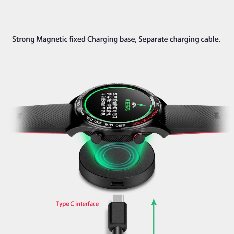 Magnetic fixed Charging Cradle for Huawei watch GT/ honor watch Magic Smart watch charger 120cm USB charging cable Dock Charger Magnetic fixed Charging Cradle for Huawei watch GT/ honor watch Magic Smart watch charger 120cm USB charging cable Dock Charger