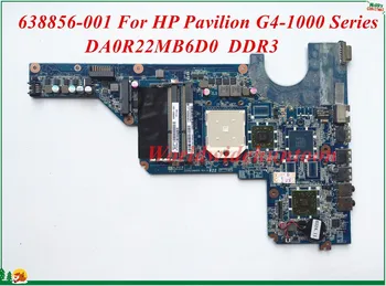 

638856-001 For HP Pavilion G4-1000 Series Laptop Motherboard DA0R22MB6D0 Socket S1 DDR3 High Quality&100% Tested