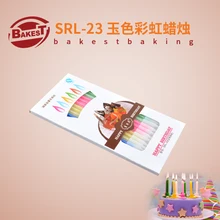BAKEST 12 коробок в партии красочные свечи День рождения Свадебные украшения инструменты