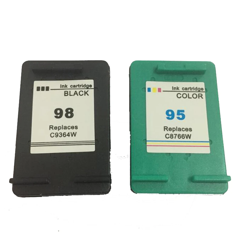 

vilaxh 4pcs For HP 98 95 Ink Cartridge for HP PhotoSmart 2570 2575 C4100 C4110 C4140 C4150 C4180 C4183 C4188 2570 H470