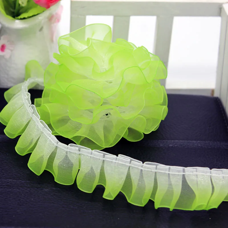 Lace Fabric Chiffon Fabric Chiffon Lace Fabric Lace Garment Accessories Lace Accessories Lace Sewing Accessories Lace Decoration 2.5cm Wide
