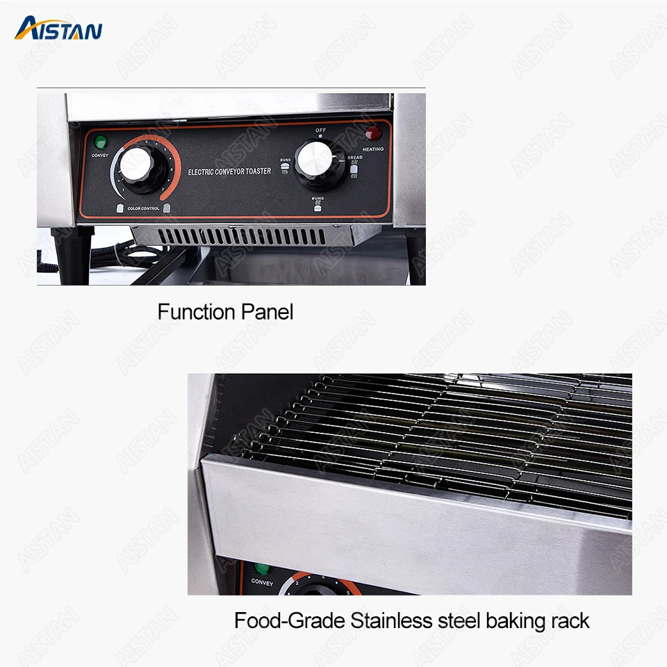 ECT2440 commercial electric conveyor bun bread pizza cookie toaster oven machine for restaurant
