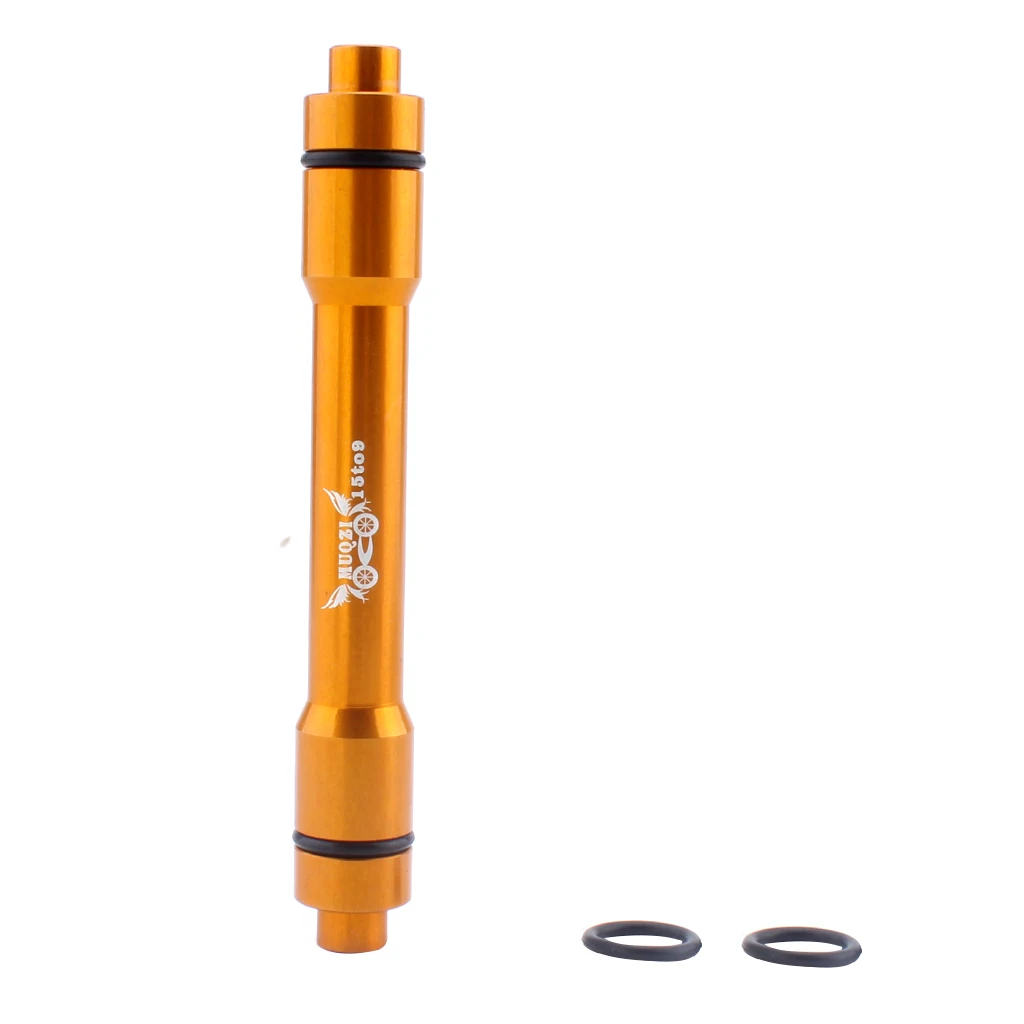 Billig 2019 Neue Mountainbike Fahrrad 15mm bis 9mm Steckachse Quick Release Hub Conversion Spieß Adapter Fahrrad Teile 4 farben