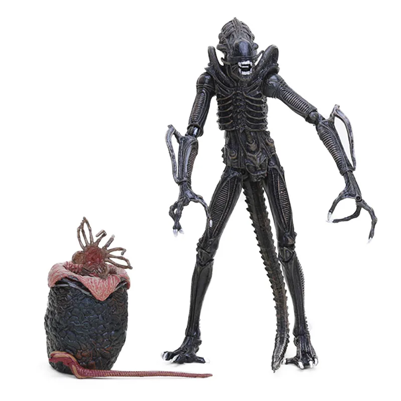 21 см игрушки NECA 1986 Alien vs Predator Machiko Noguchi Hornhead хищник, ПВХ фигурка Коллекционная модель куклы Aliens Eggs