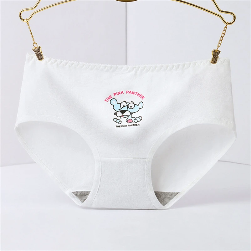 Panties for women cotton girl briefs Pink Panther print cartoon underwear female underpants sexy lingerie ladies panty intimate Panties for women cotton girl briefs Pink Panther print cartoon underwear female underpants sexy lingerie ladies panty intimate