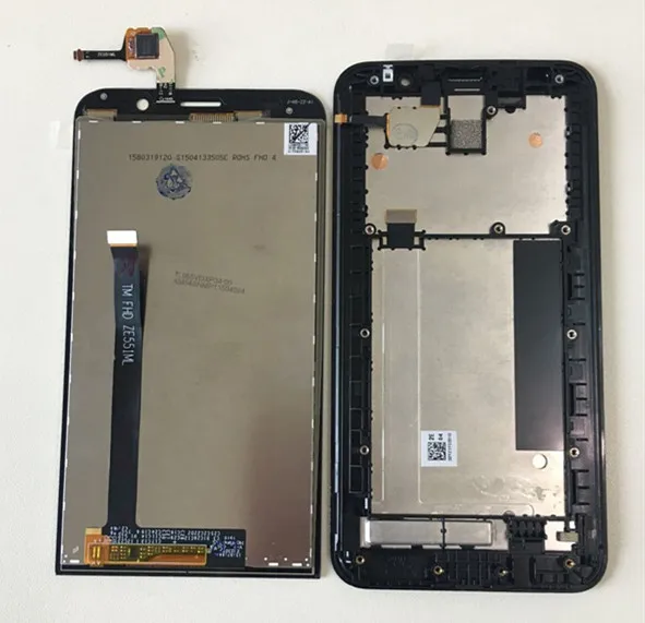 Скидка Axisinternational для 5,5 Asus Zenfone 2 ZE551ML Z00AD Z00ADB Z00ADA с рамкой ЖК дисплея и сенсорной панелью дигитайзера
