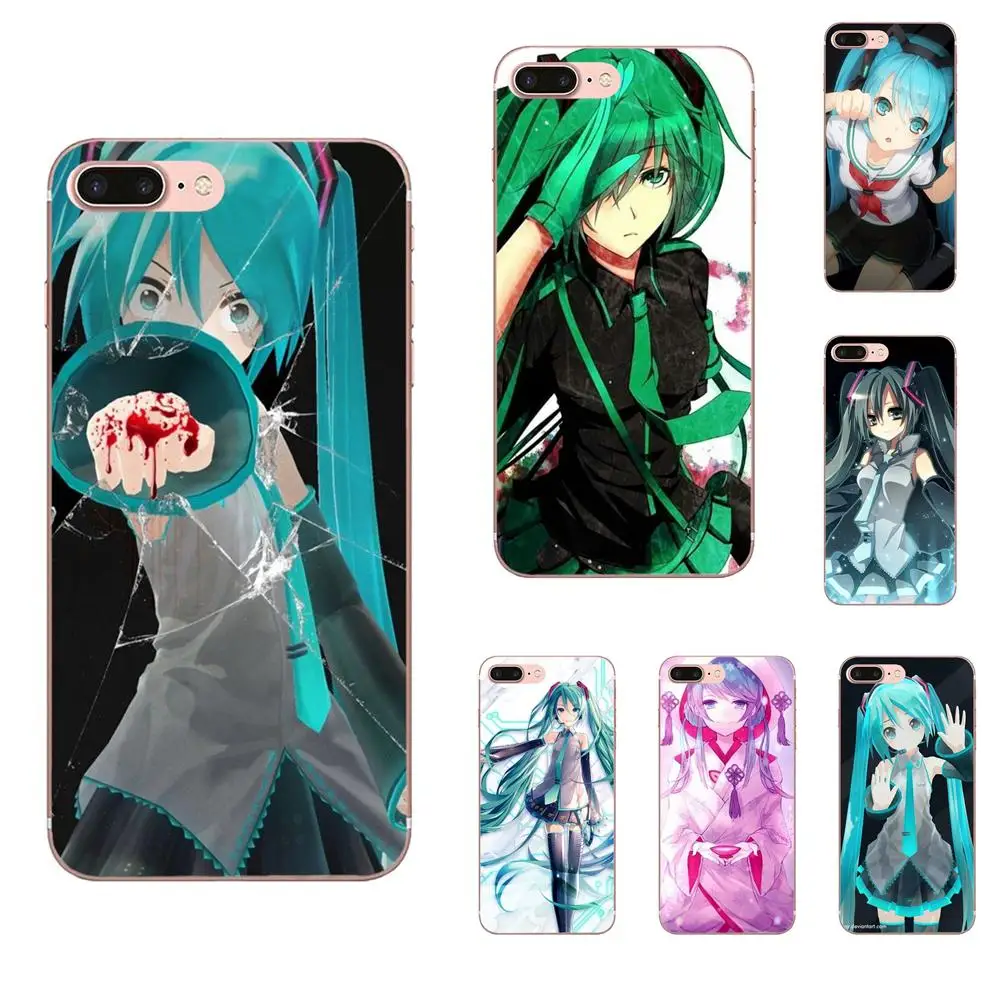 Японское аниме Hatsune Miku Beauty Girl для Sony Xperia Z Z1 Z2 Z3 Z4 Z5 compact Mini M2 M4 M5 T3 E3 E5 XA XA1 XZ Premium |