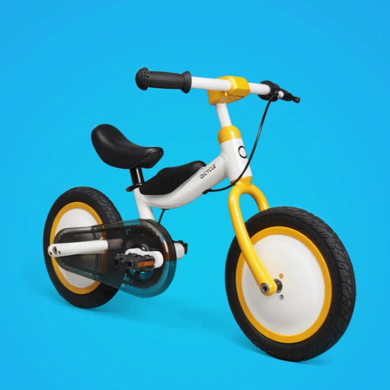 Xiaomi MiJia QiCycle велосипед трехколесный скутер 12 дюймов для детей желтый цвет горка и велосипед двойного назначения