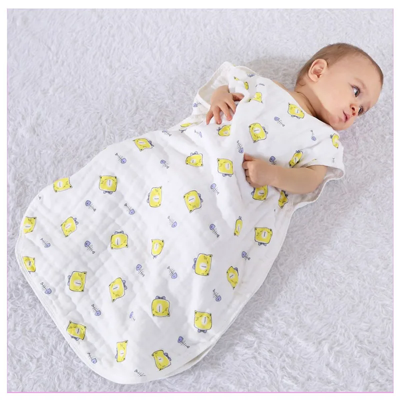 Pure Cotton Newborn Baby Sleeping Bag Air Conditioning Infant Baby Sleeping Sack Kangaroo ...