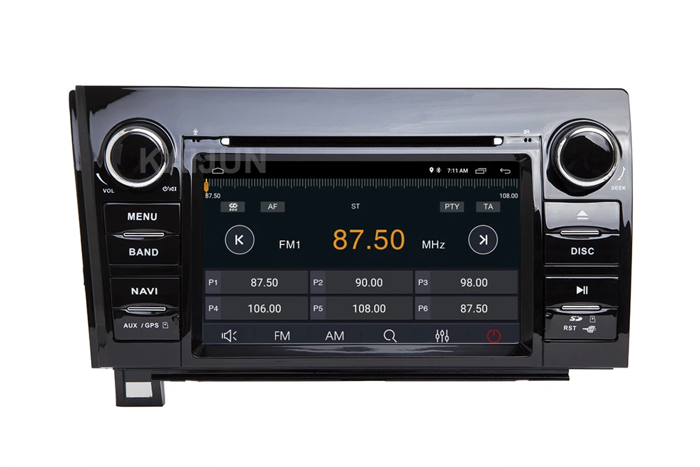 Perfect Android 9.0 Car DVD Player for Toyota Tundra 2007-2015 Sequoia with Radio WiFi Bluetooth GPS 7