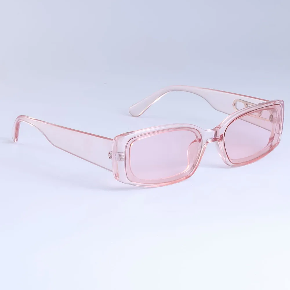 INS Ретро прямоугольные солнцезащитные очки Для мужчин Для женщин Мода маленькая рамка UV400 Винтаж очки 49027
